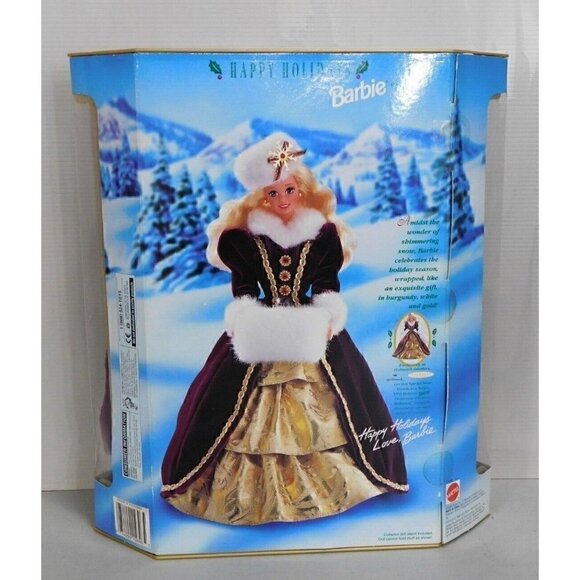Holiday Barbie doll MATTEL 1996 NEW, BOX DAMAGED - Picture 3 of 6
